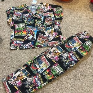Marvel Kids Cherokee scrubs set size medium